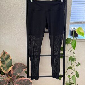 90 Degree by Reflex Black Mesh Leggings